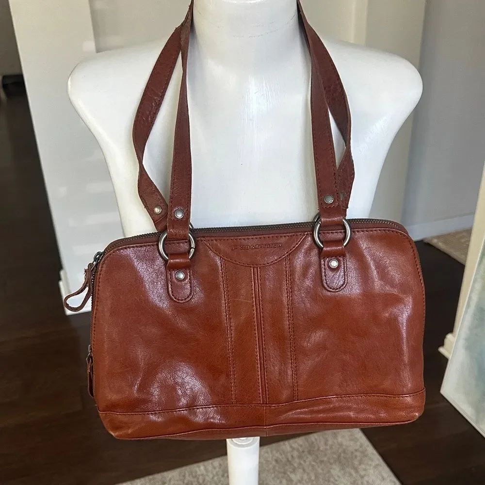 Spikes & Sparrow Leather Shoulder Bag